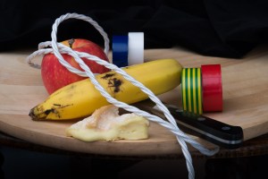 Still Life with Electrical Tapes and Cabling 1