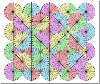 Diffuse and Specular Density Pattern 3 Fabric Print